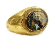 A Roman hollow gold ring, possibly 3rd century,