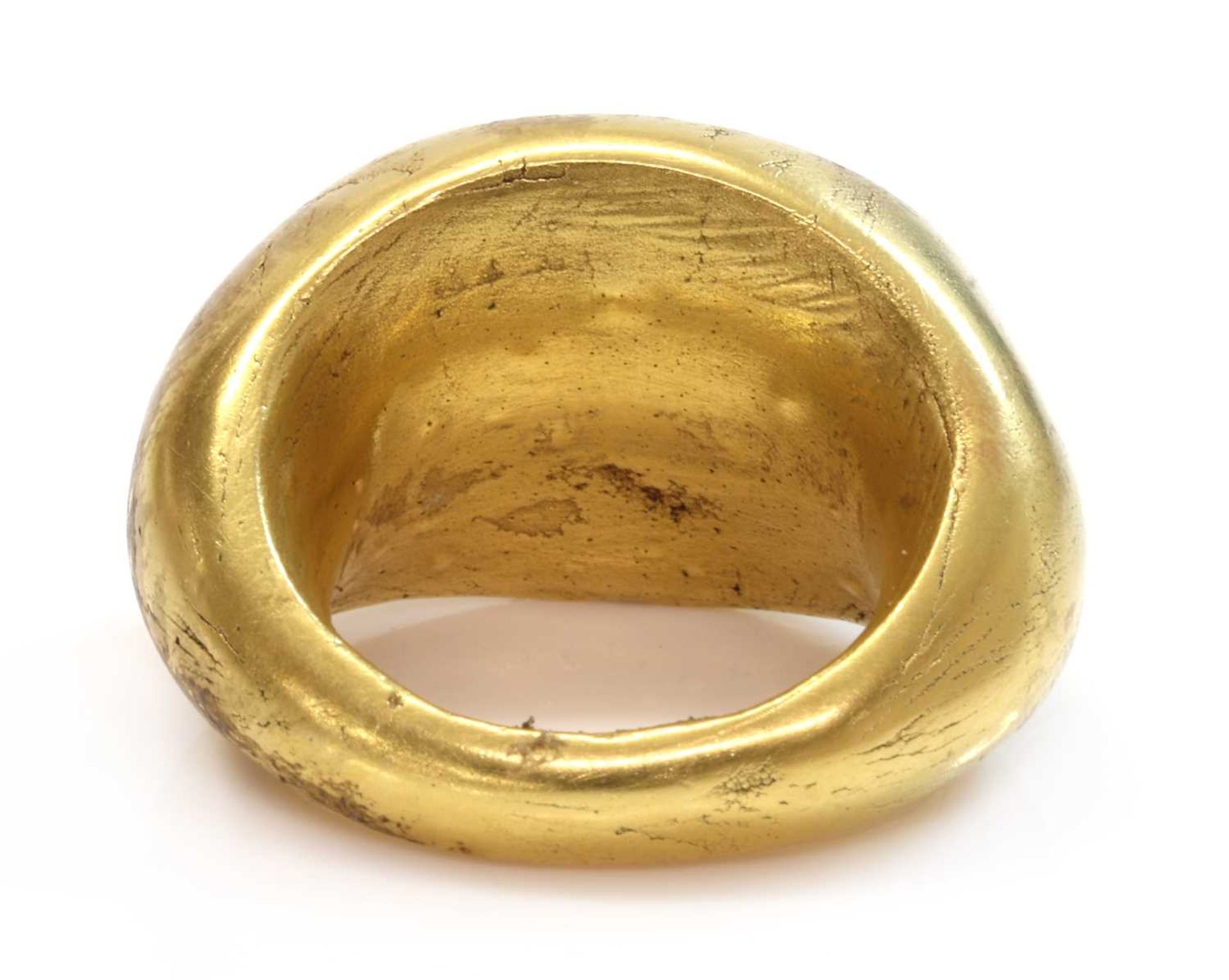 A Roman hollow gold ring, possibly 3rd century, - Image 3 of 3