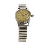 A gentlemen's stainless steel Tudor 'Oyster' mechanical strap watch no. 4453,