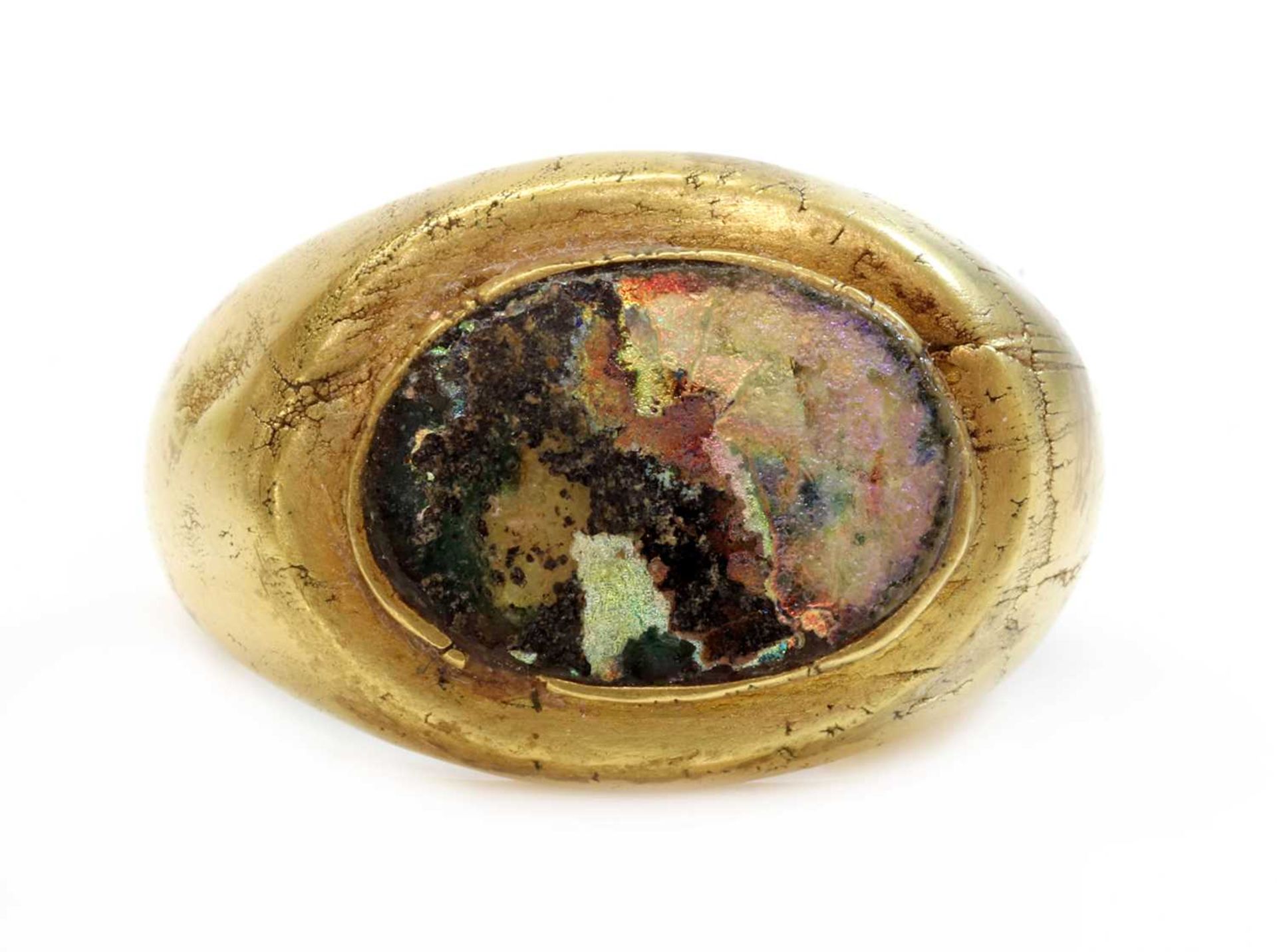 A Roman hollow gold ring, possibly 3rd century, - Image 2 of 3