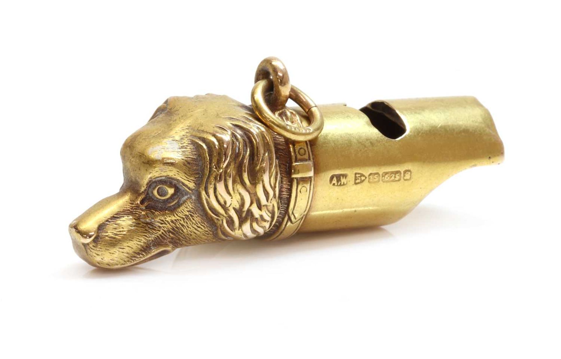 A Victorian 15ct gold whistle, - Image 3 of 6