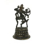 A Tibetan bronze figure of Kurukulla,