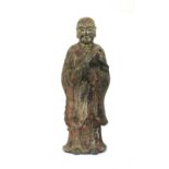 A Chinese bronze luohan,