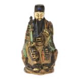 A Chinese earthenware figure,
