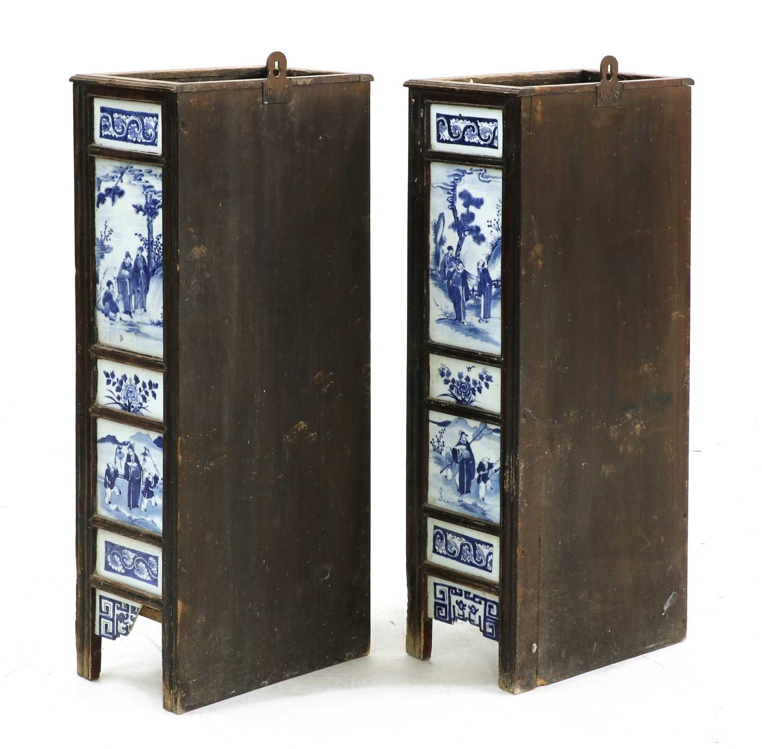 Two Chinese umbrella stands, - Image 4 of 4