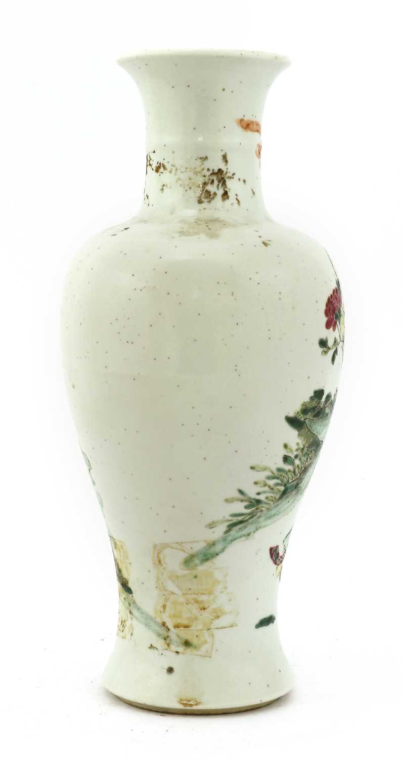 A Chinese famille rose vase, - Image 2 of 5