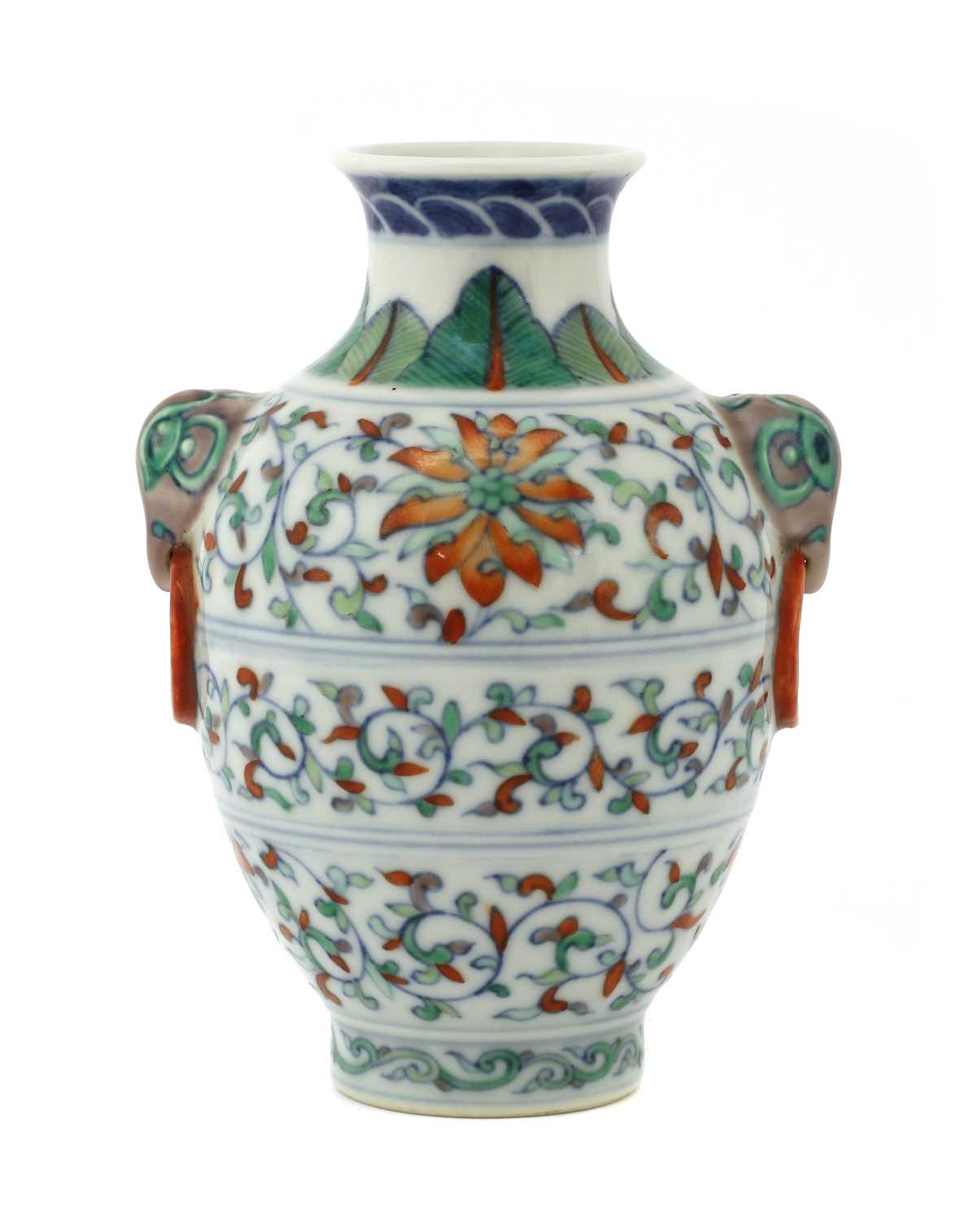 A Chinese doucai vase, - Image 2 of 5