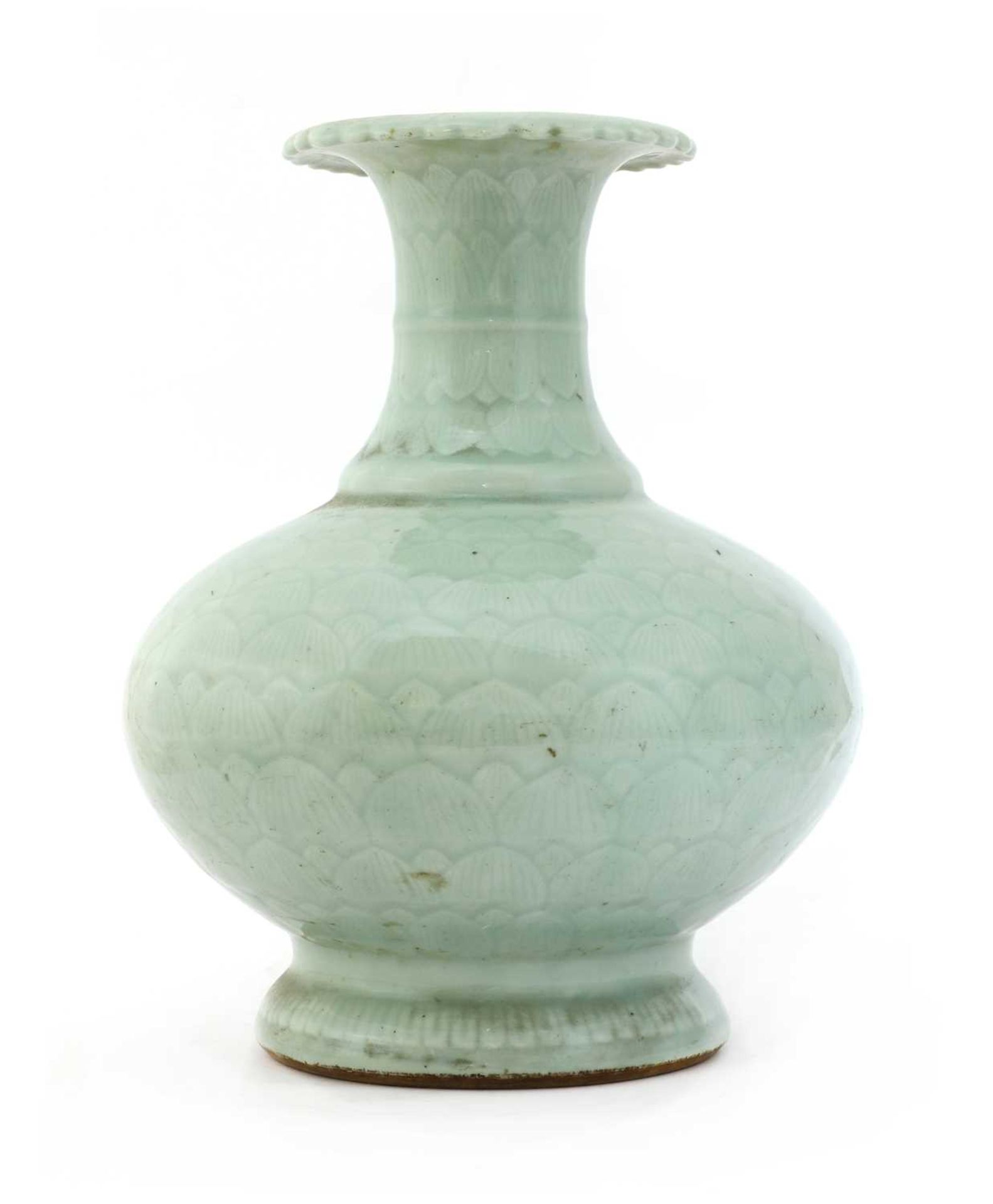 A Chinese celadon vase,