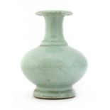 A Chinese celadon vase,