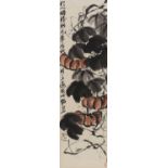 A Chinese hanging scroll,