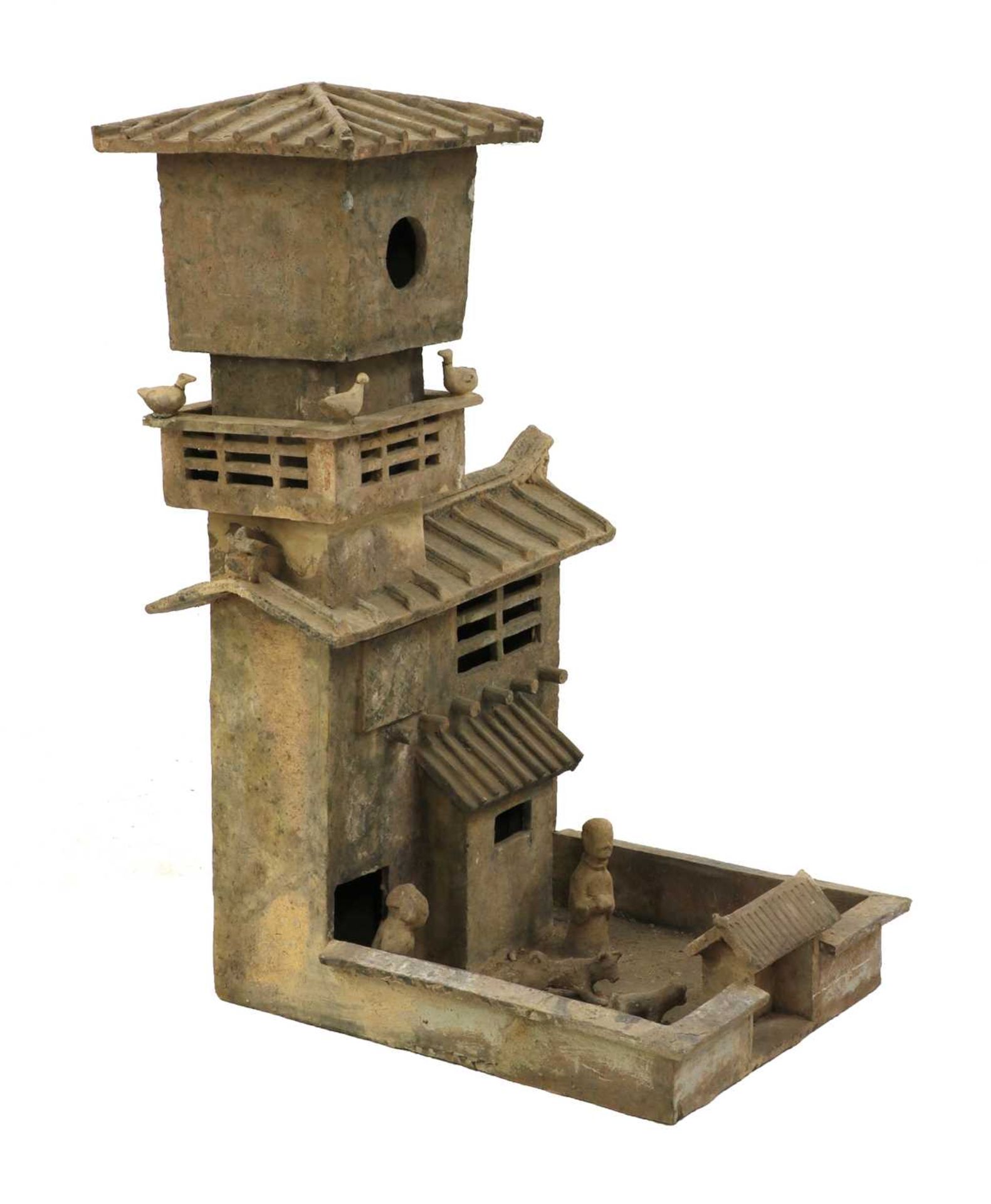 A Chinese earthenware model, - Image 2 of 5