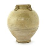 A Chinese Xing ware white-glazed jar,
