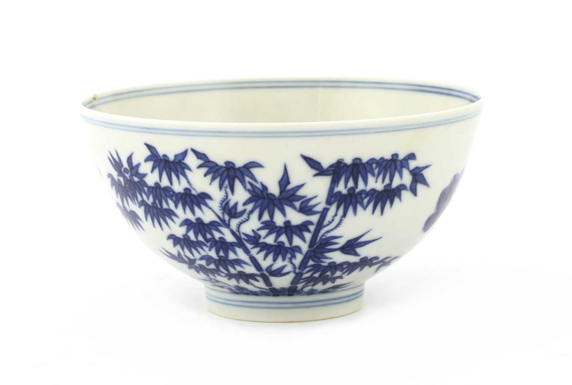 A Chinese blue and white bowl, - Image 3 of 4