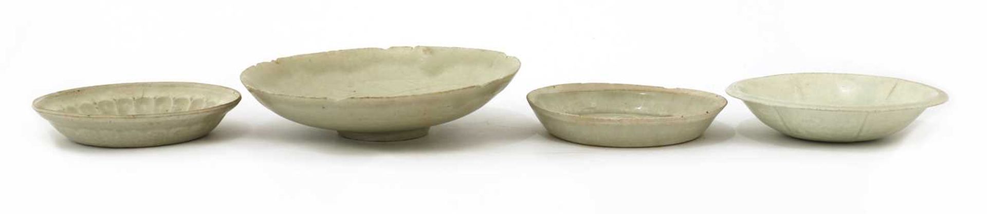 Four Chinese qingbai dishes, - Image 2 of 3