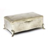 A Chinese export silver box,