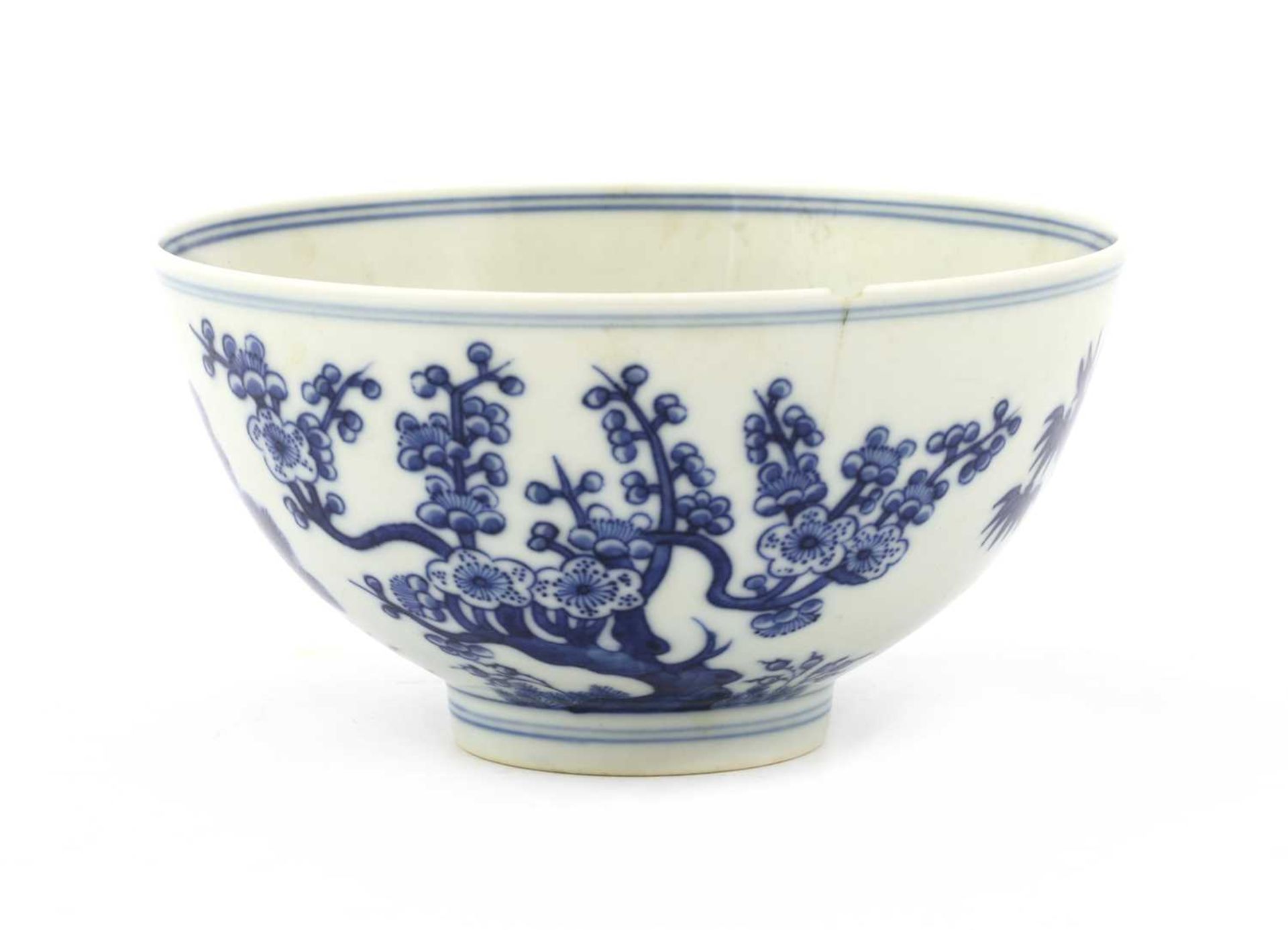 A Chinese blue and white bowl, - Image 2 of 4