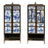 Two Chinese umbrella stands,