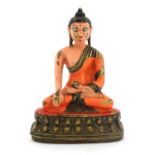 A Chinese bronze Shakyamuni Buddha,