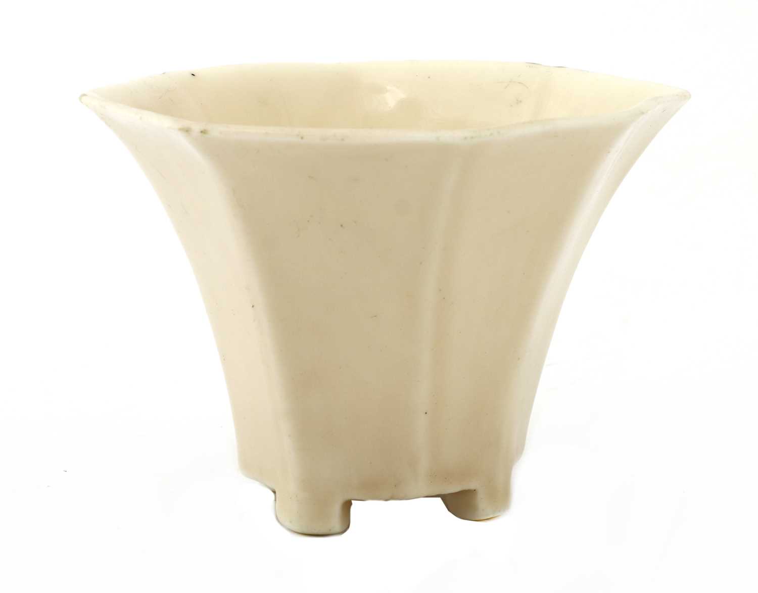 A Chinese blanc de Chine cup, - Image 2 of 4