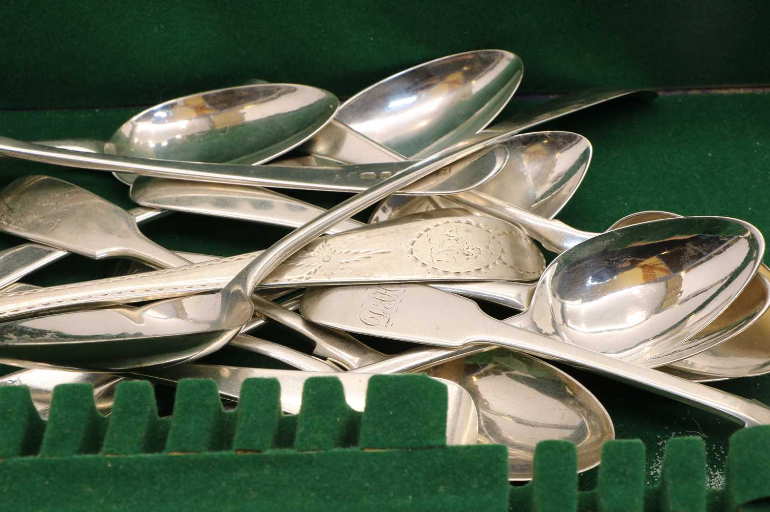 A collection of silver flatware, - Image 5 of 11
