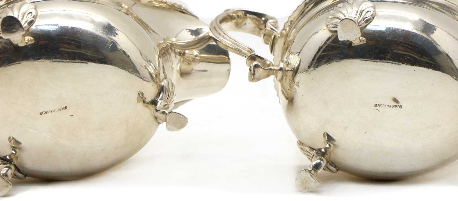 A pair of silver sauceboats - Image 3 of 3