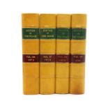 A set of eight finely bound Justice of the Peace,