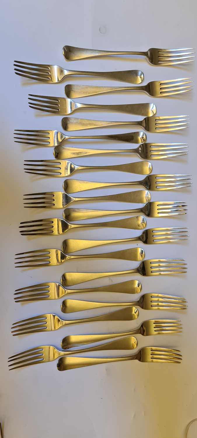 A collection of silver flatware, - Image 11 of 11