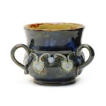 A Doulton Lambeth stoneware loving cup,