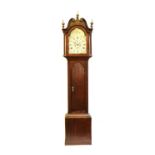 A 19th century mahogany longcase clock