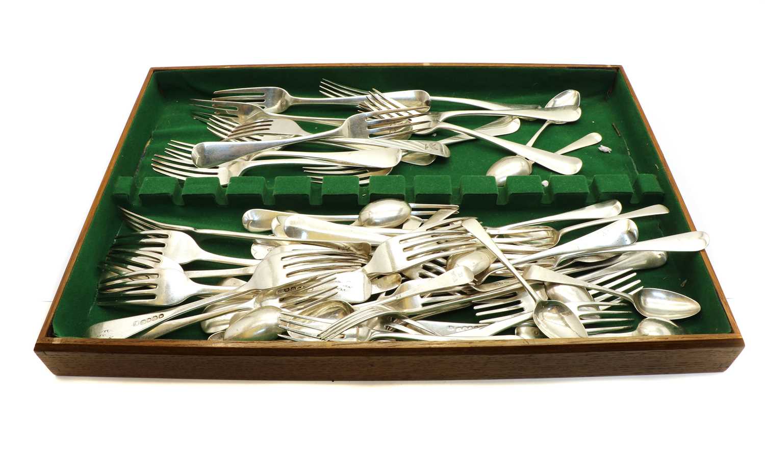 A collection of silver flatware, - Image 2 of 11