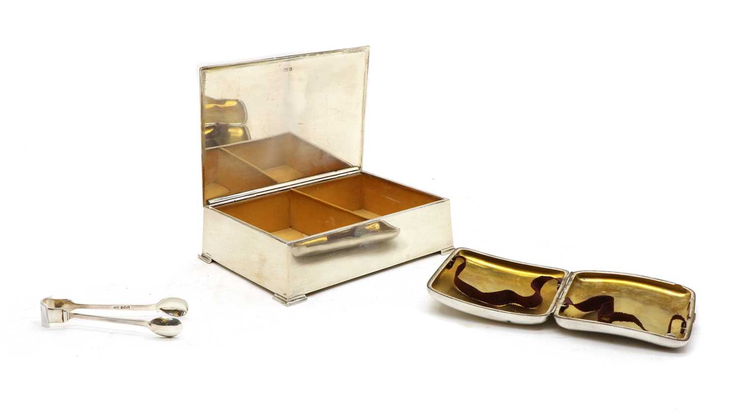 A Mappin & Webb silver cigarette box, - Image 3 of 9