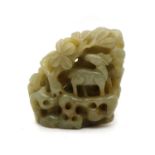 A Chinese jade carving,