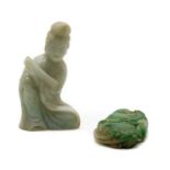 A Chinese jadeite guanyin,