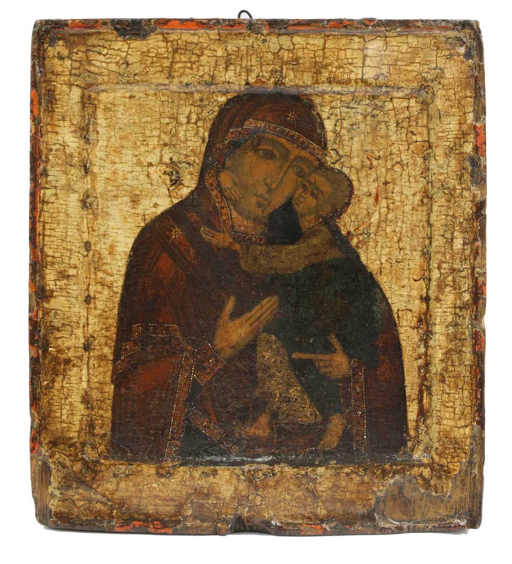 An icon of the Mother of God of Tenderness, - Image 3 of 21