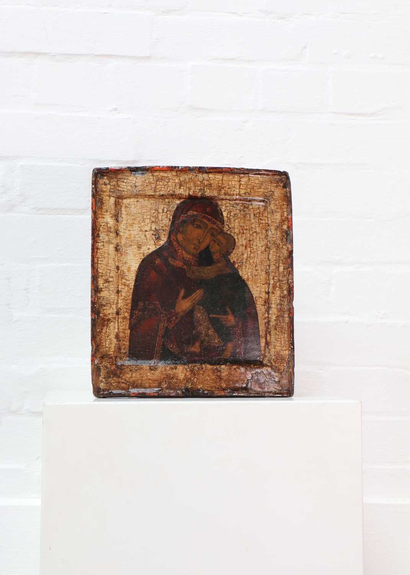 An icon of the Mother of God of Tenderness, - Image 2 of 21