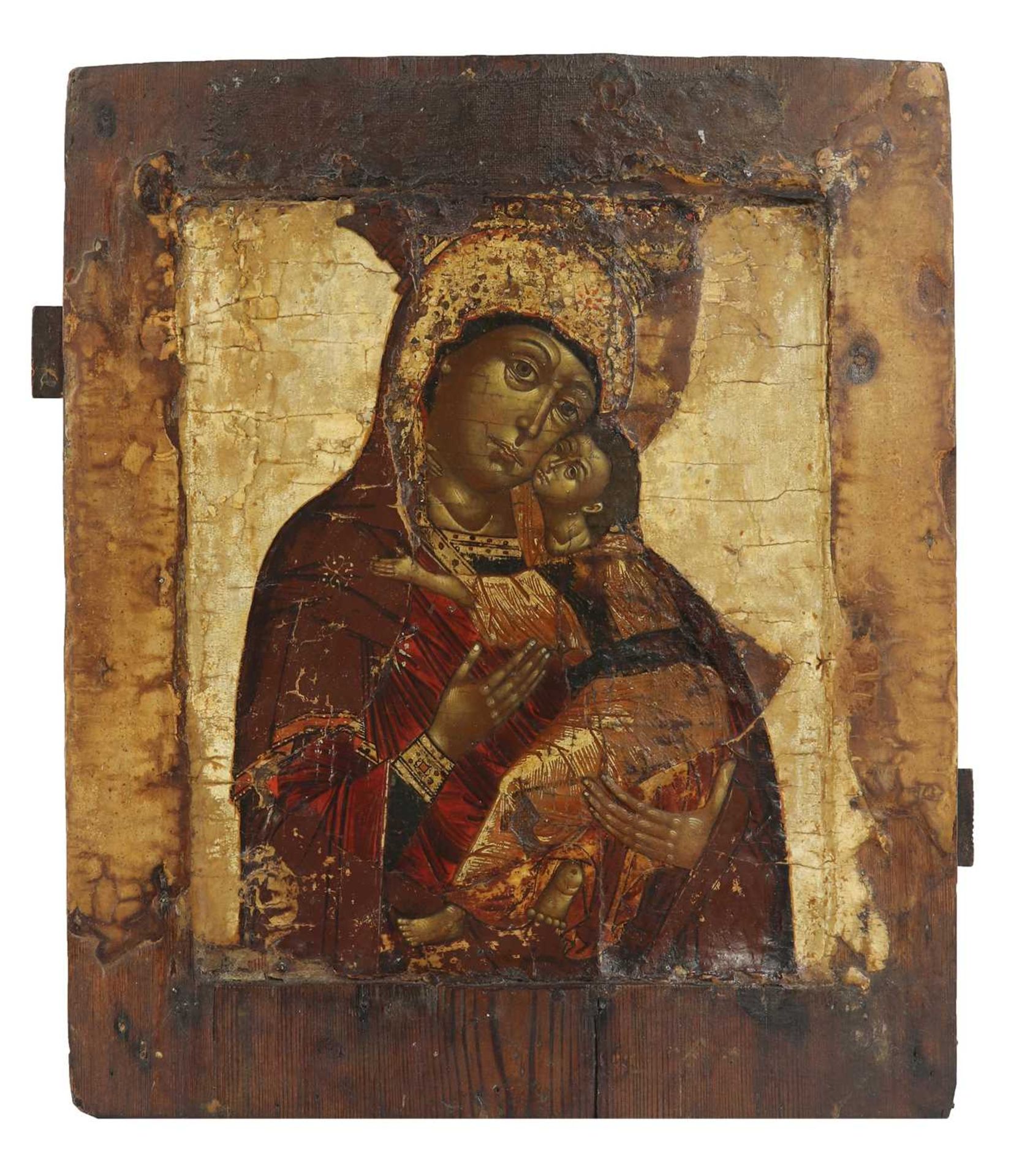 An icon of the Mother of God of Tolga, - Image 3 of 42