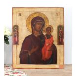 A monumental Icon of the Mother of God of Smolensk,