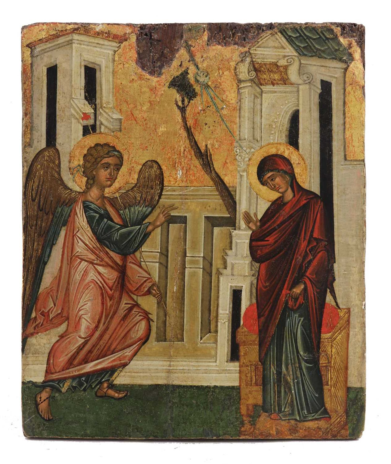 An icon of the Annunciation, - Image 3 of 51