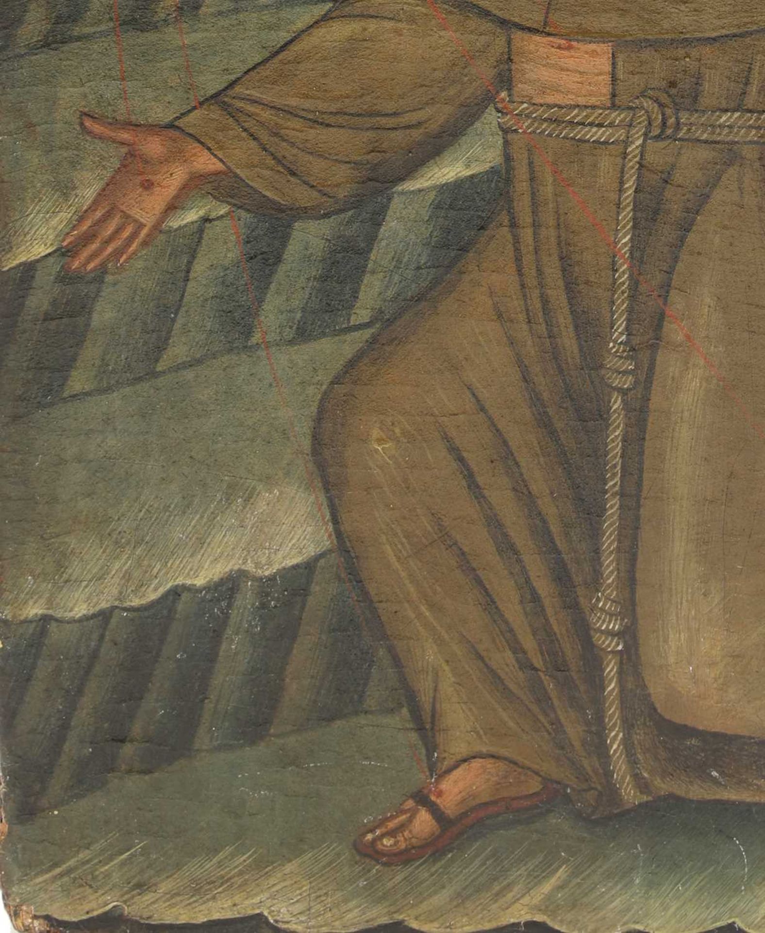 An icon of St Francis of Assisi, - Image 6 of 30