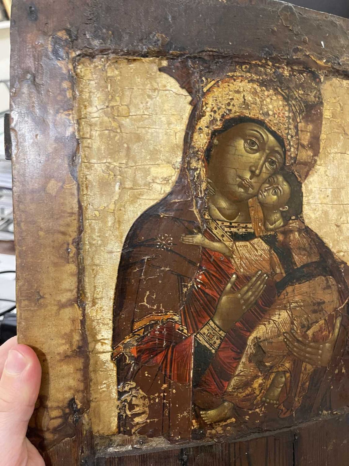 An icon of the Mother of God of Tolga, - Image 33 of 42