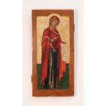 An icon of the Deisis Mother of God,