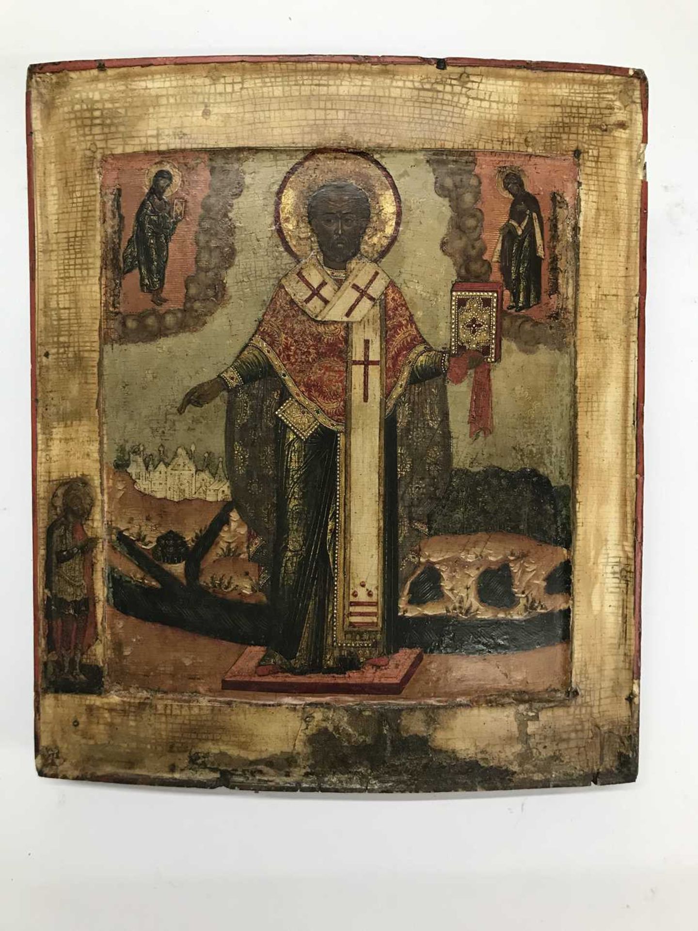 An icon of St Nicholas, - Bild 26 aus 29