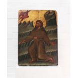 An icon of St Francis of Assisi,