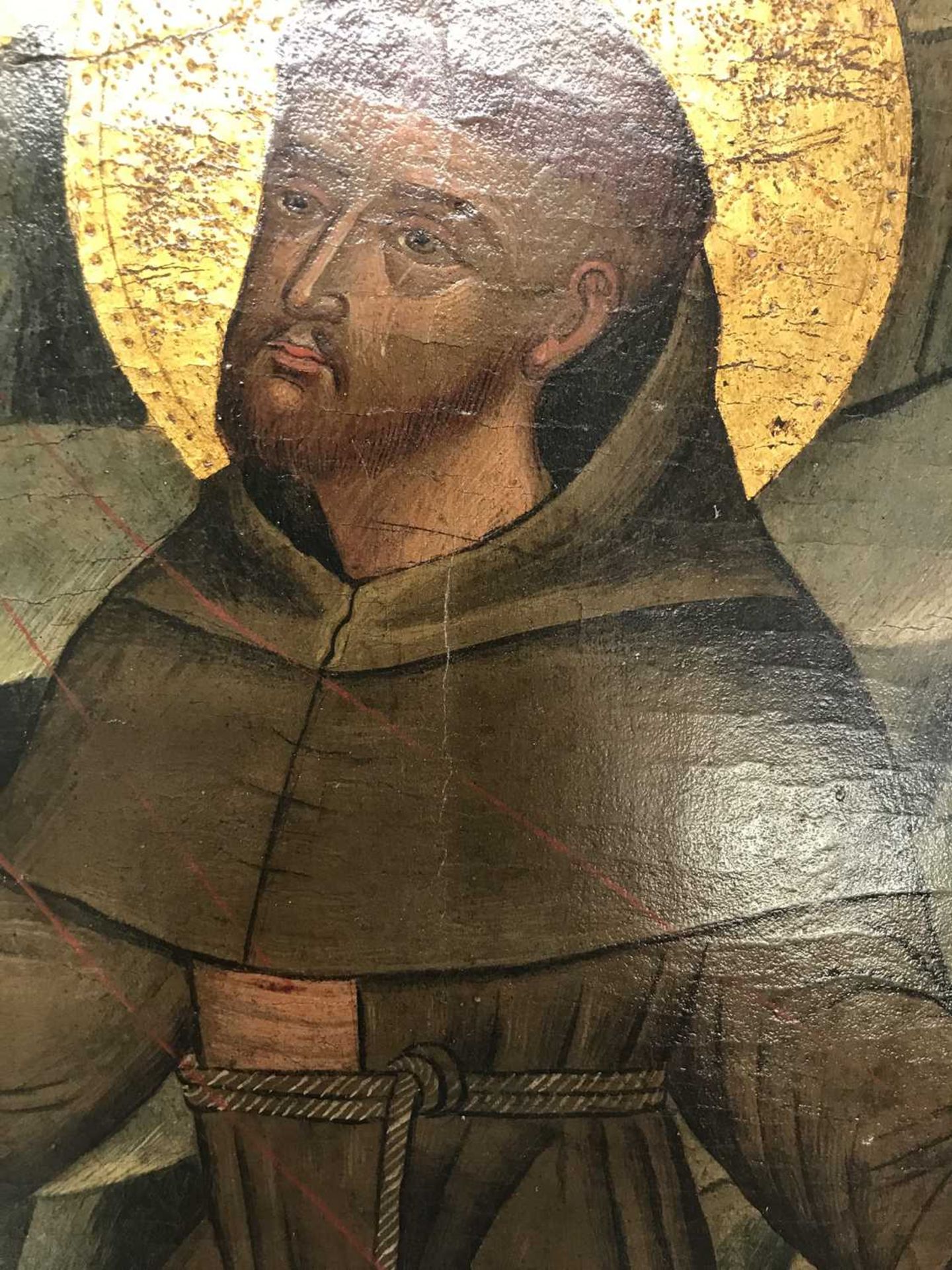 An icon of St Francis of Assisi, - Image 24 of 30