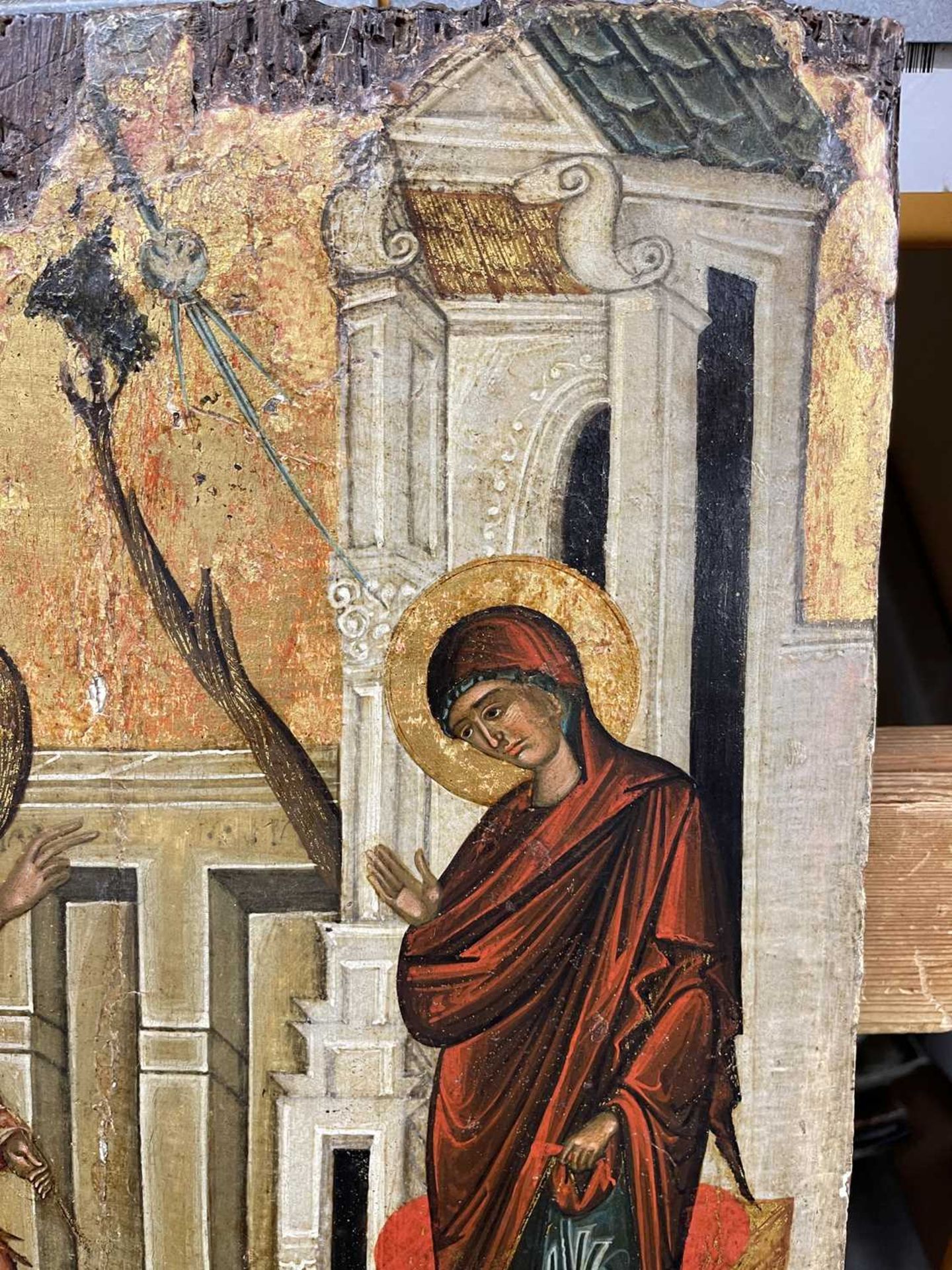 An icon of the Annunciation, - Image 11 of 51
