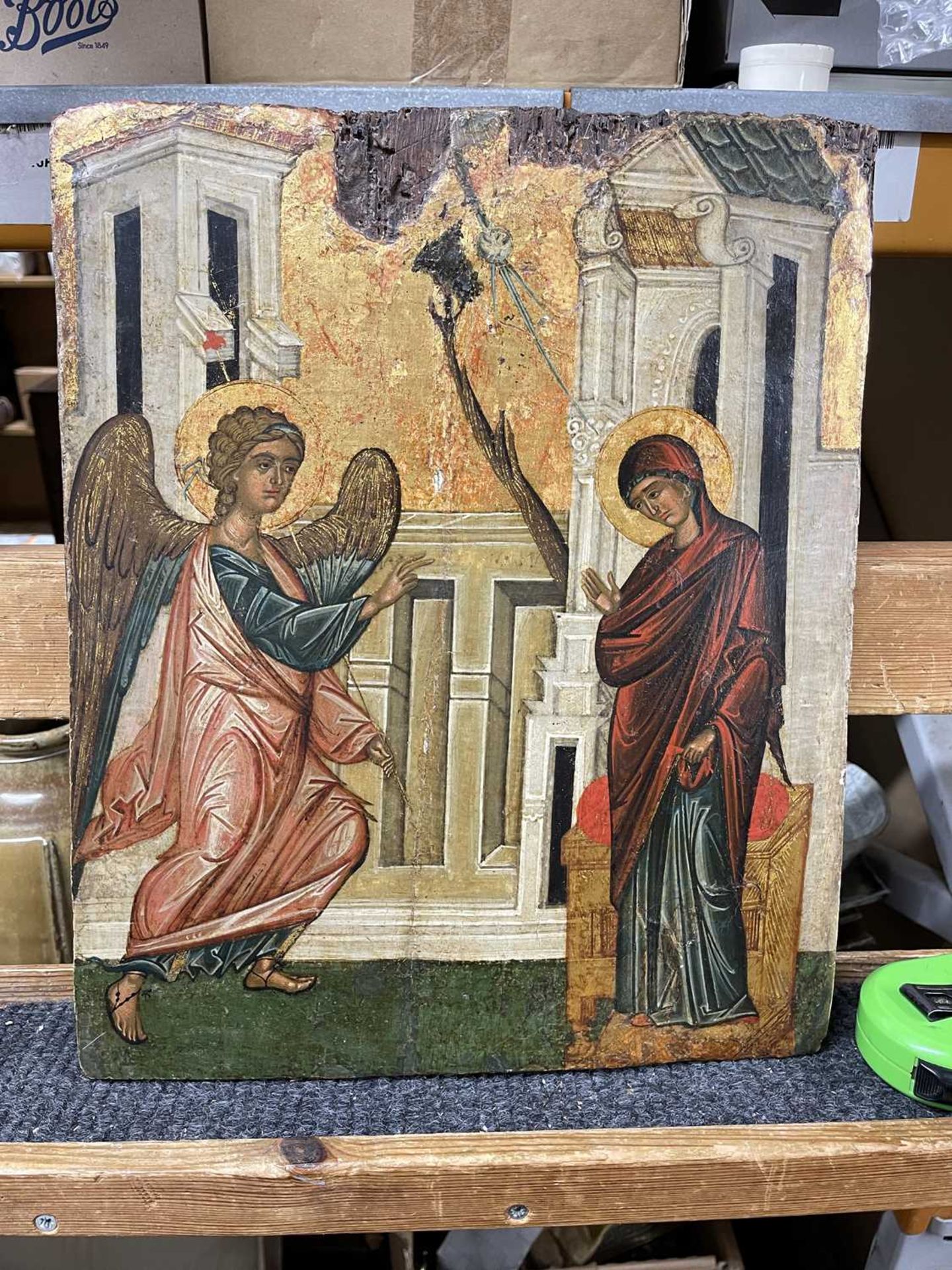 An icon of the Annunciation, - Image 9 of 51