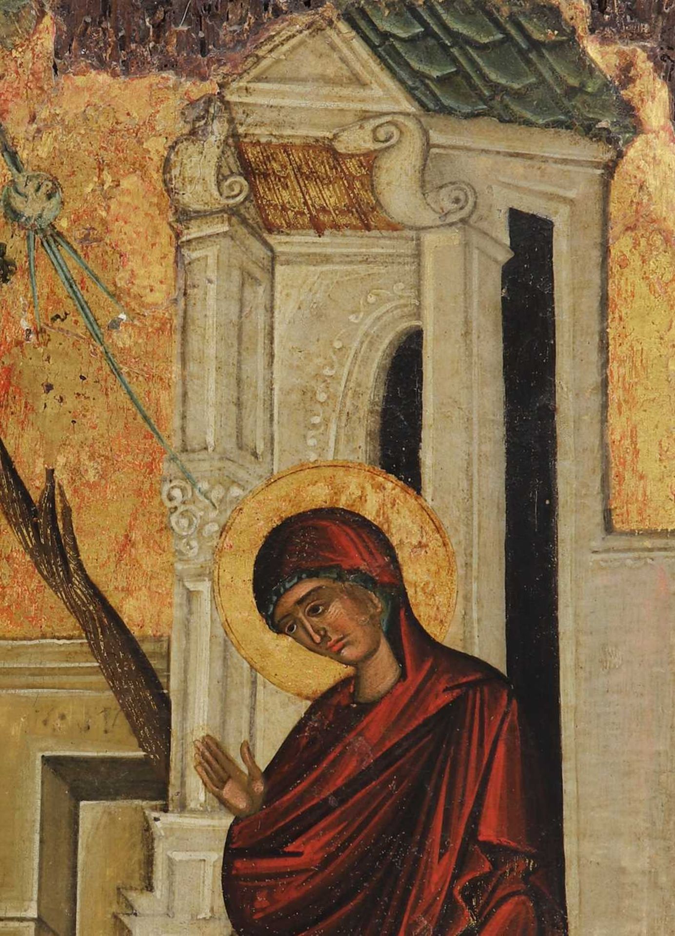 An icon of the Annunciation, - Image 5 of 51