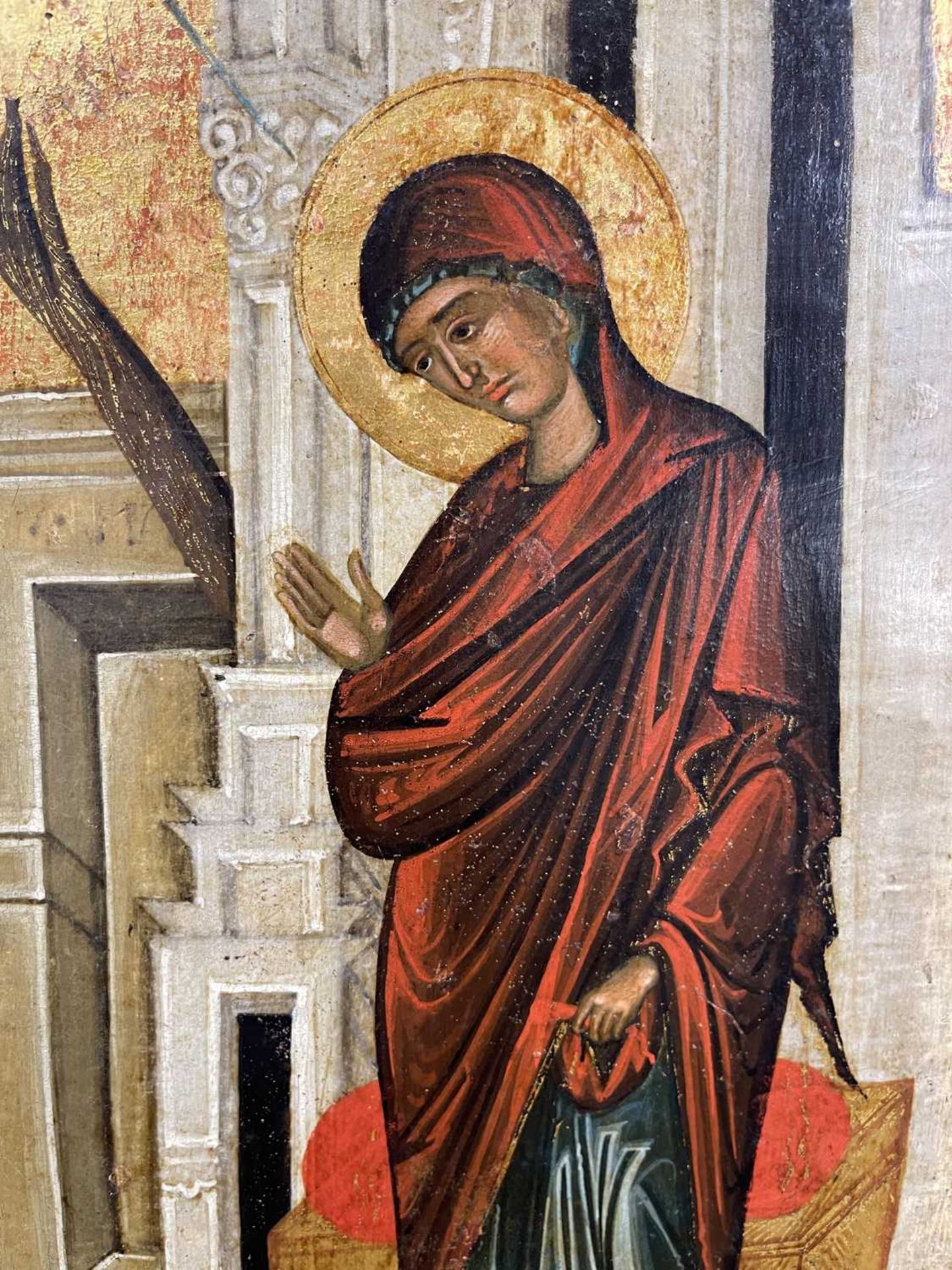An icon of the Annunciation, - Image 15 of 51