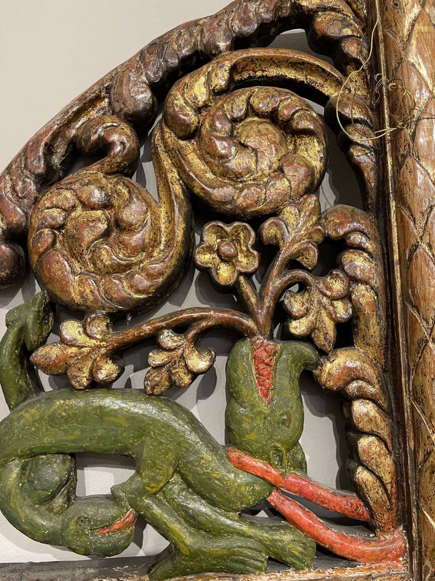 A pair of carved and pierced giltwood royal doors, - Image 28 of 46