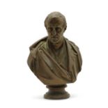 A bronze bust Arthur Wellesley,